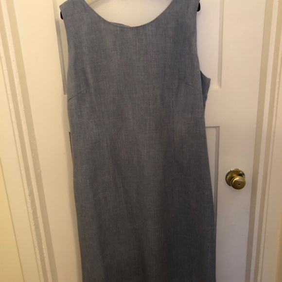 Tradition size 18 sleeveless blue dress with a short little dress overcoat. - Picture 6 of 11
